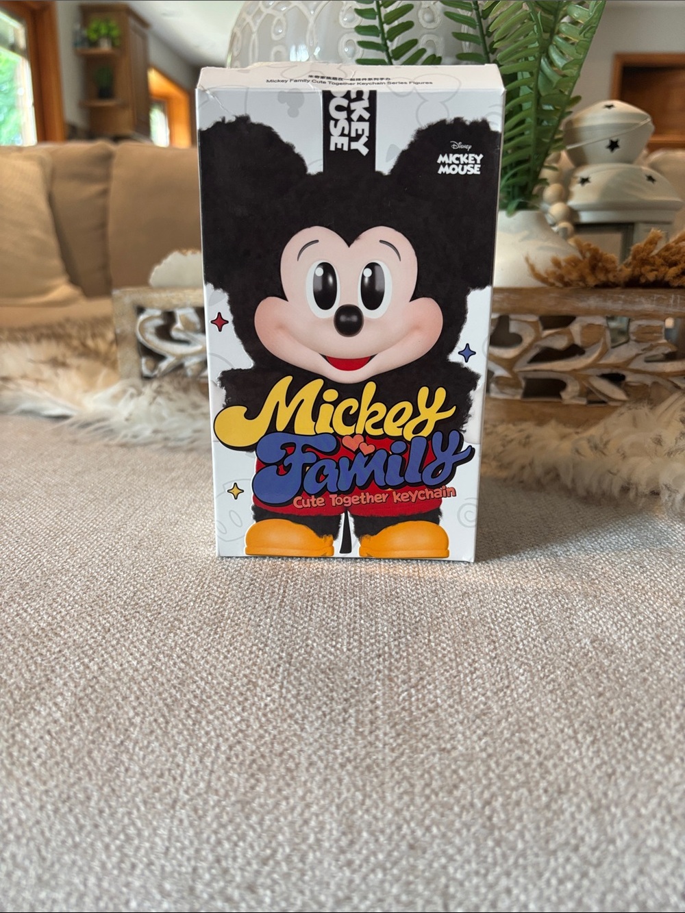 Disney Mickey Family Cute Together Keychain - Black & Yellow  Donald Duck